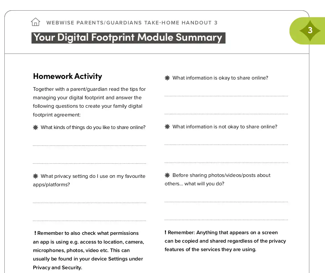 Online Activities