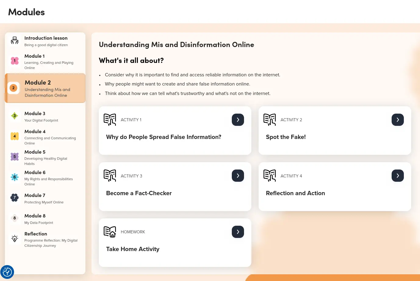 Online Activities